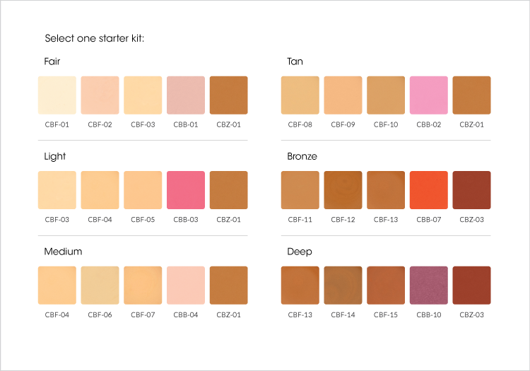 Prelude String Color Code PRO System Prelude Kit - Airbrush Makeup | elementwo
